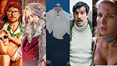 Carteles de las películas navideñas 'Padre no hay más que uno, 3', 'Reyes contra Santa', 'Klaus', 'A 1000 km de la Navidad' y 'Noche de Reyes'. 