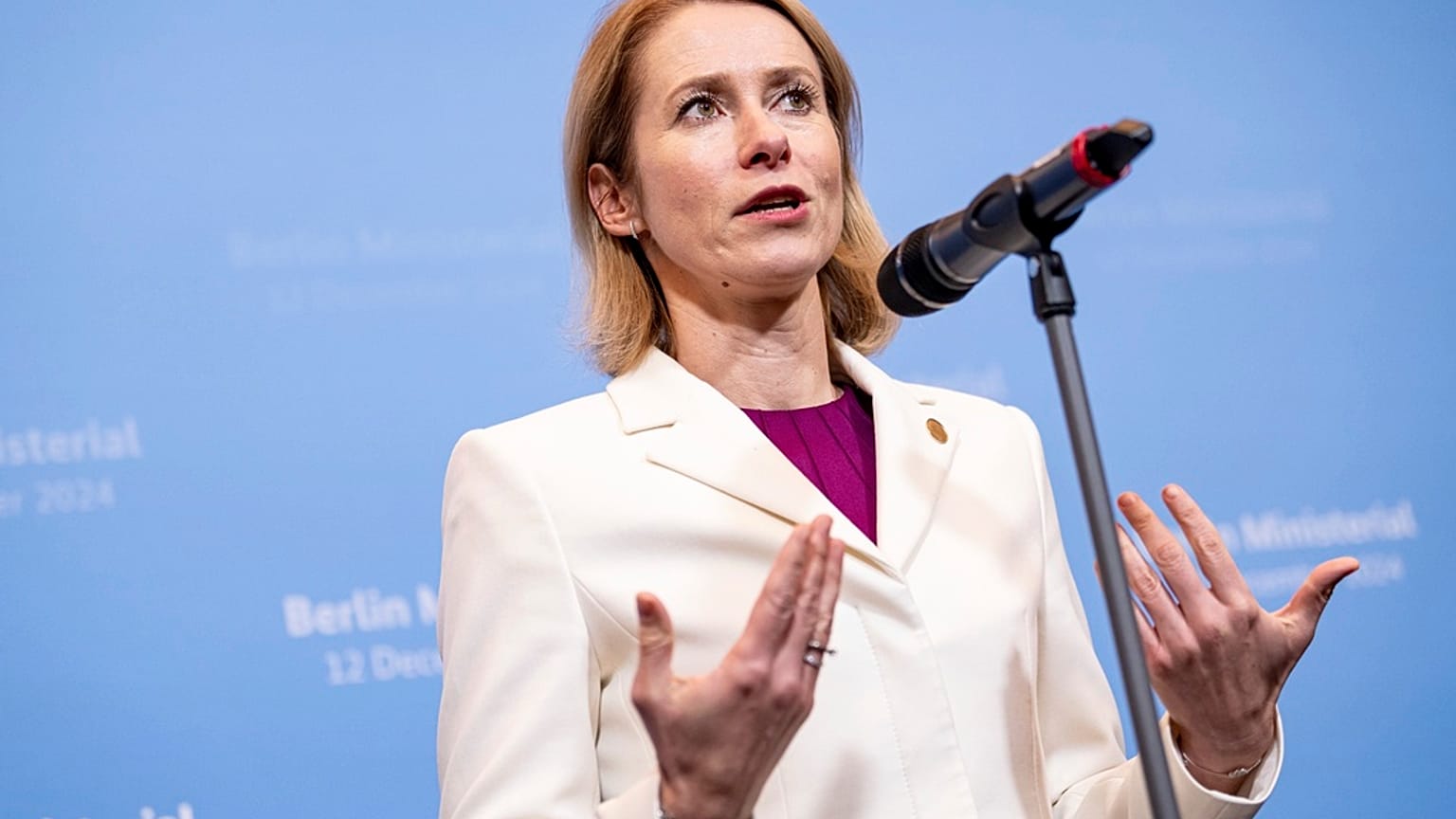 Kaja Kallas, az EU külügyi főképviselője