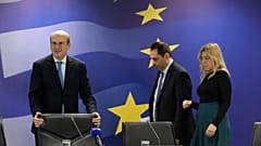 Ο υπουργός Εθνικής Οικονομίας και Οικονομικών Κωστής Χατζηδάκης ετοιμάζεται να παραχωρήσει συνέντευξη Τύπου,