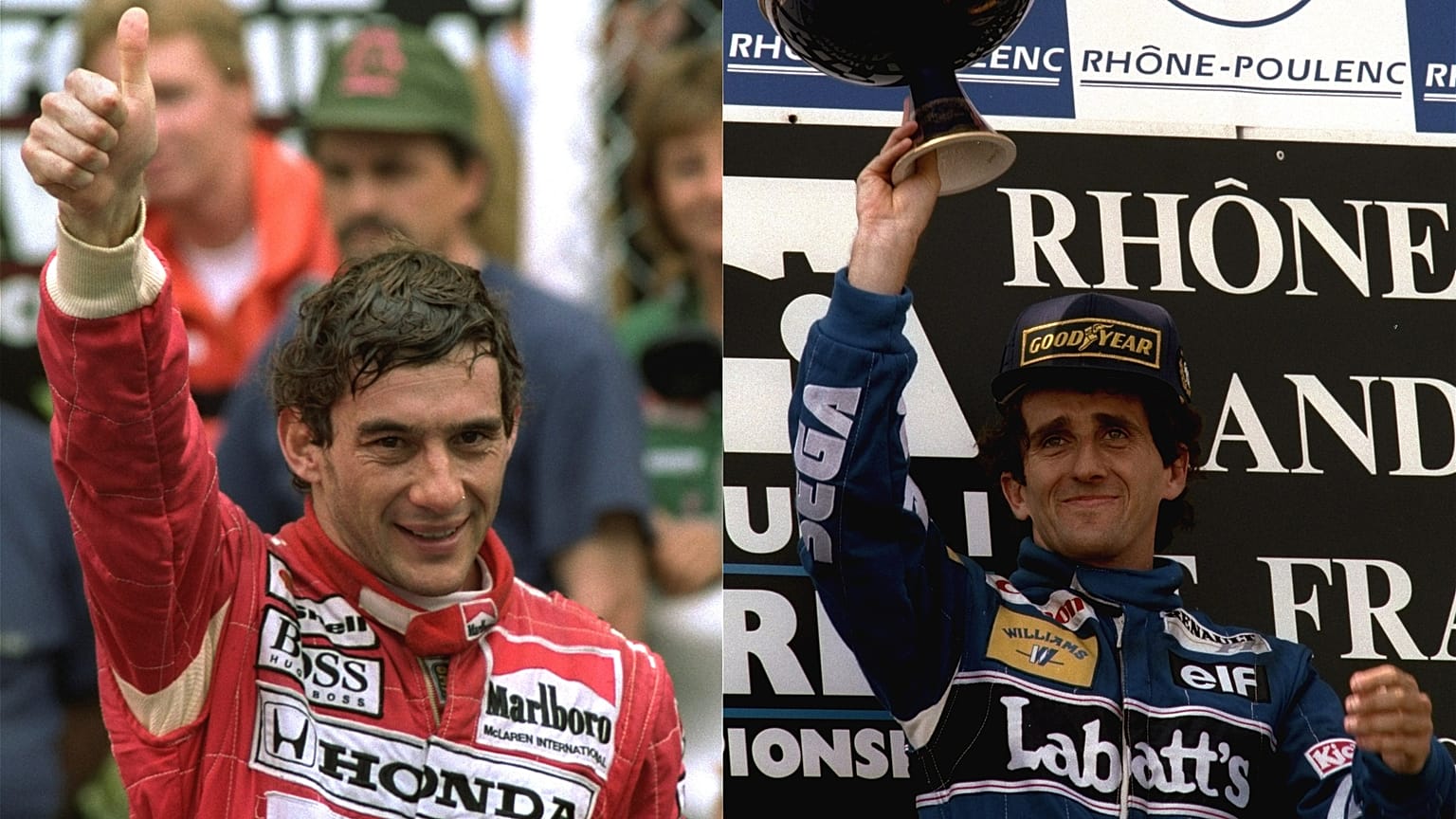 Ayrton Senna i Alain Prost
