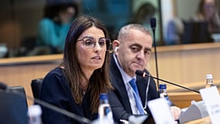 Teresa Anjinho discursa perante os eurodeputados numa audição a 3 de dezembro