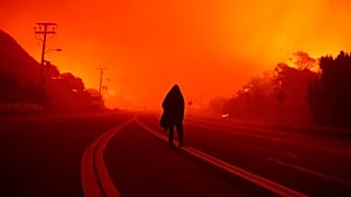  الأمم المتحدة: 2024 يسجل أعلى درجات حرارة في التاريخ - حريق فرانكلين في ماليبو، كاليفورنيا، 10 ديسمبر/كانون الأول 2024. 