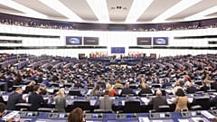 European Parliament in Strasbourg. 