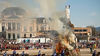 Burning the Böögg at Zurich’s Sechseläuten Festival