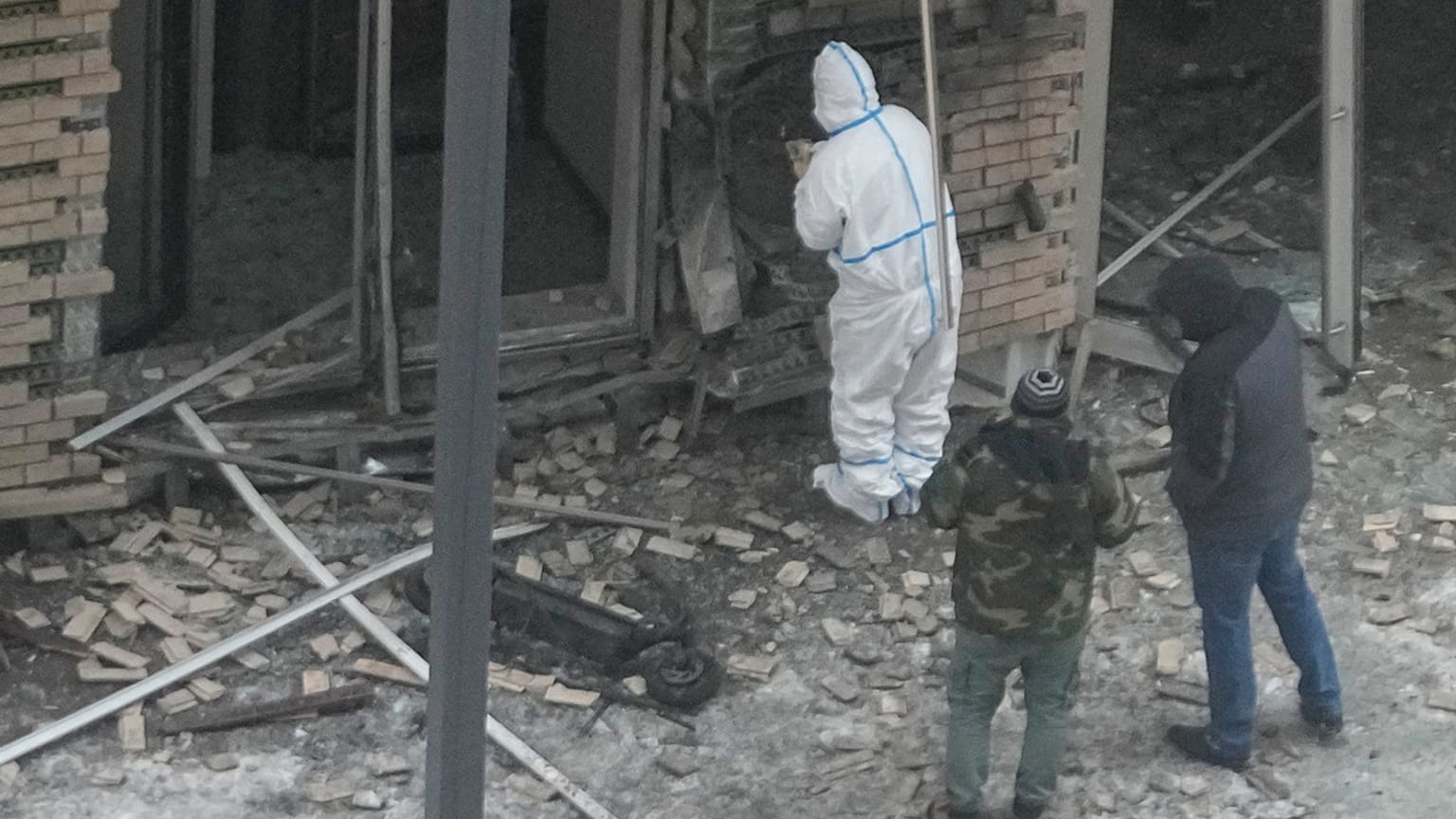O local onde foram mortos o general Kirillov e o seu assistente