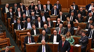 Orbán Viktor magyar miniszterelknök a Parlamentben 2024. december 16-án
