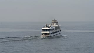 ΑΡΧΕΙΟ - Ένα πορθμείο αναχωρεί από την Γκόμα, στη Λαϊκή Δημοκρατία του Κονγκό, στις 6 Οκτωβρίου 2024, για το Μπουκάβου στη λίμνη Κίβου.