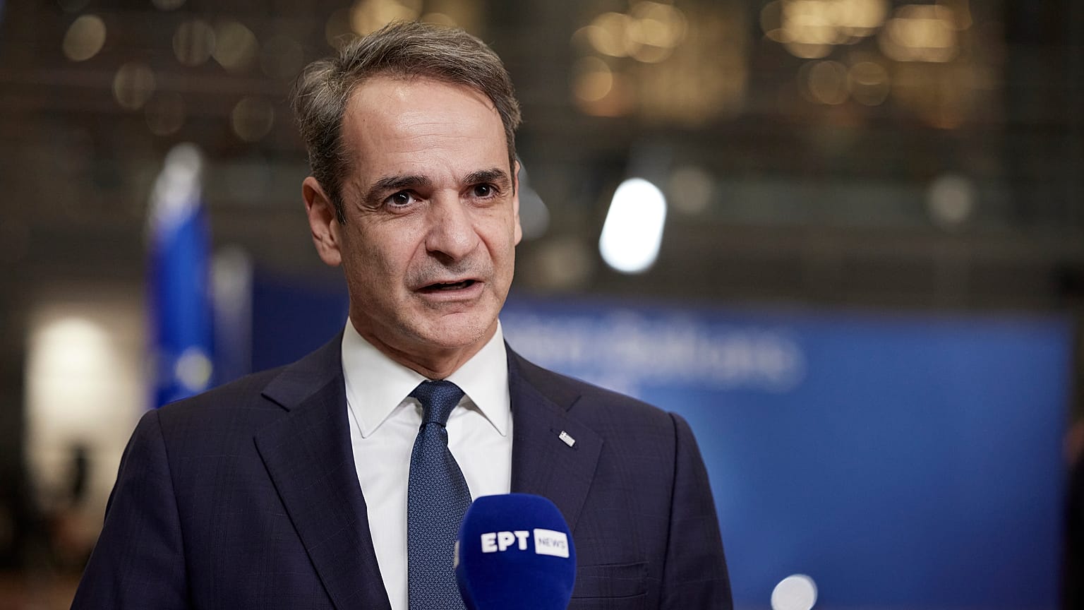 Ο Κυριάκος Μητσοτάκης στις Βρυξέλλες