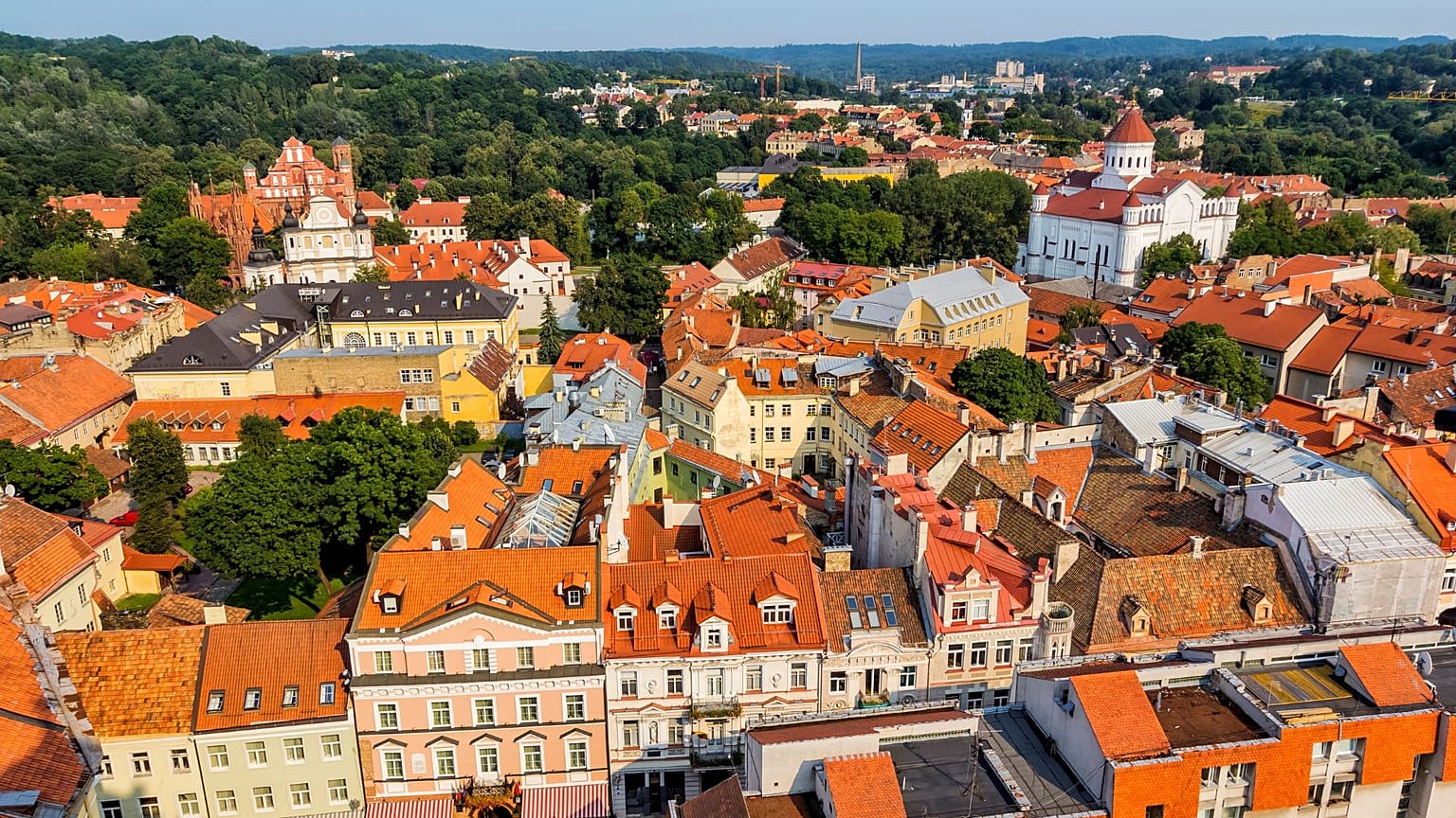 Vista aérea de Vilna