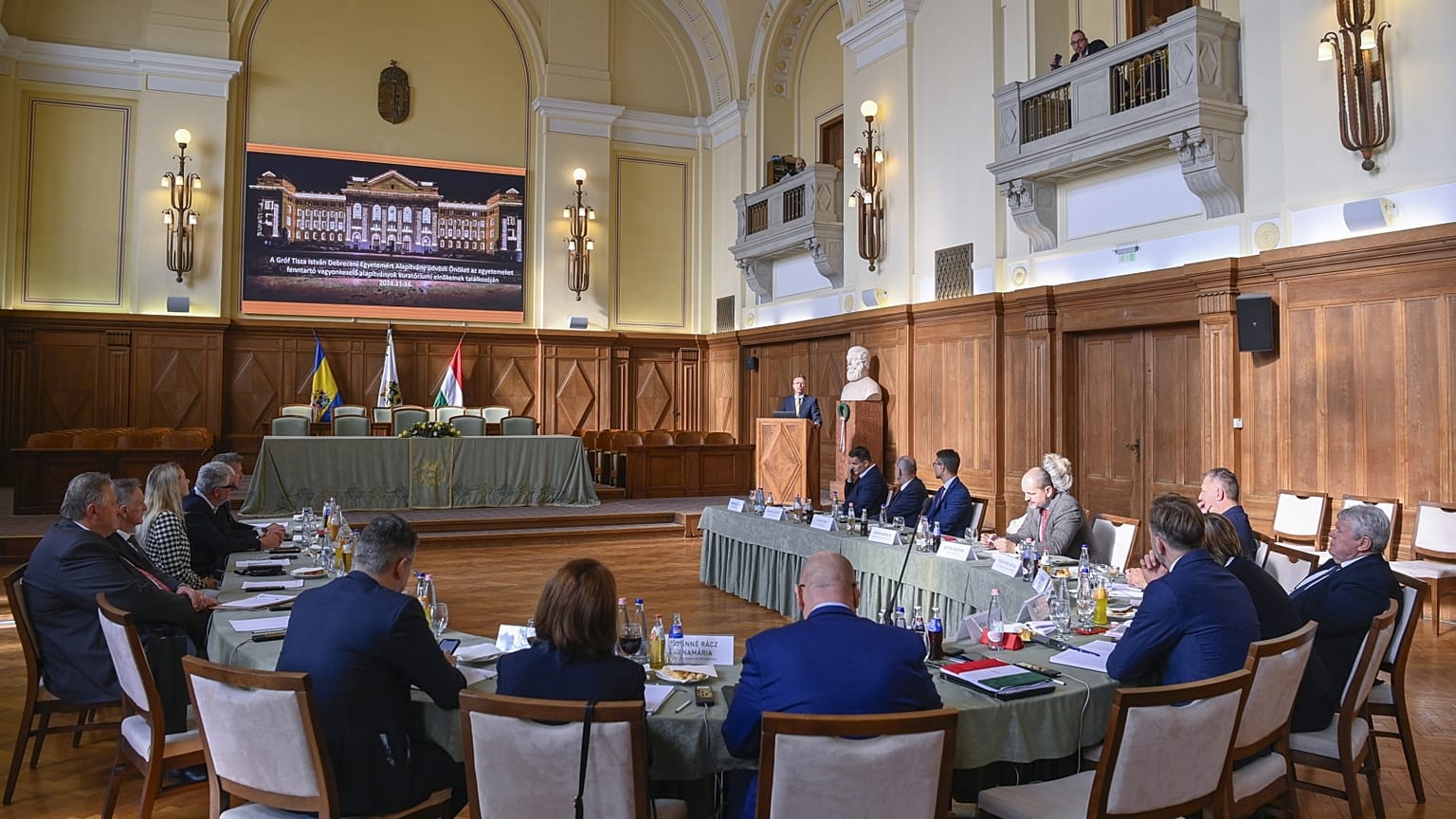 Az egyetemi vagyonkezelői alapítványok kuratóriumi elnökeinek találkozója a Debreceni Egyetemen