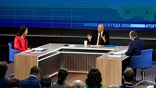 پوتین در برنامه سخنرانی سالانه خود در مسکو