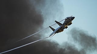 Fotónk illusztráció: izraeli F-15-ös vadászgép Beersheba városa közelében