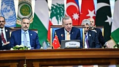 Cumhurbaşkanı Erdoğan, Mısır'daki D-8 zirvesinde.