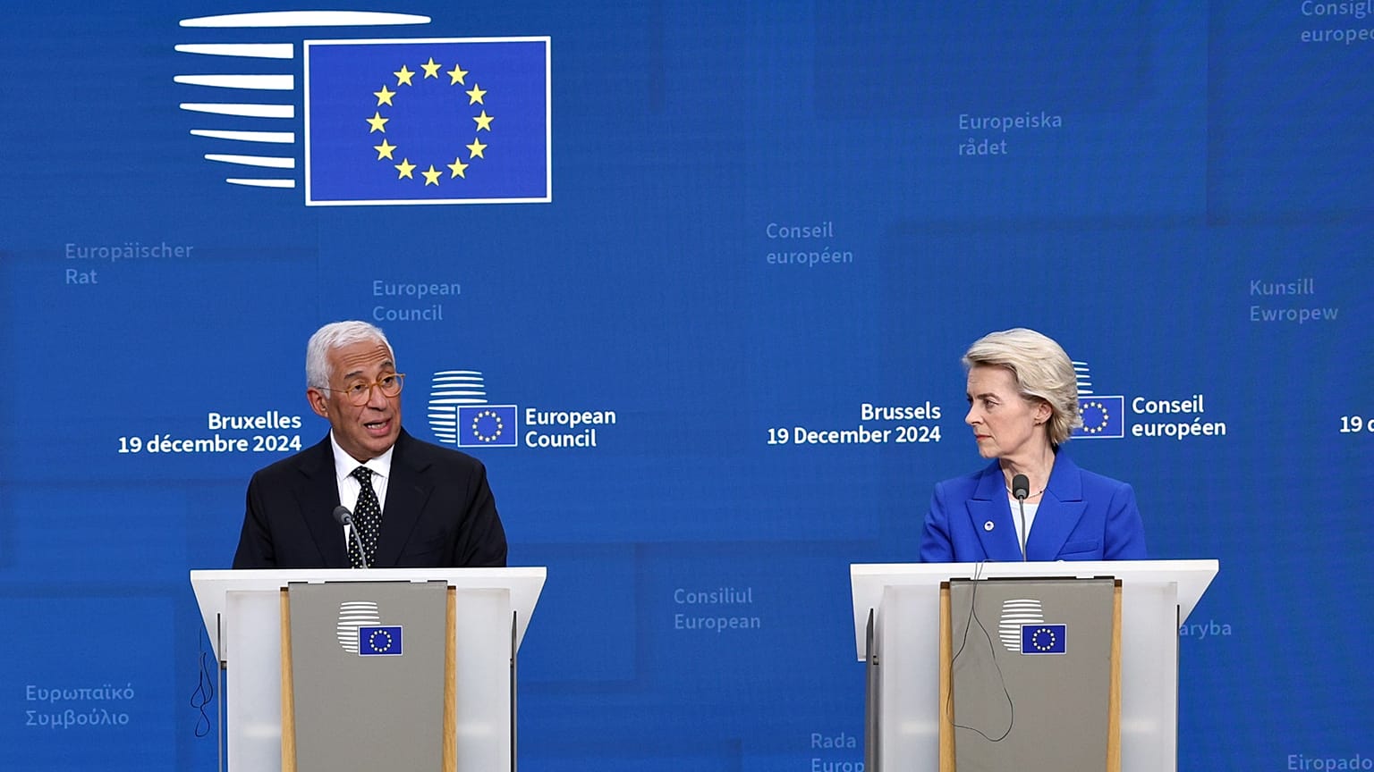 António Costa e Ursula von der Leyen apresentaram os princípios da UE para a transição da Síria.
