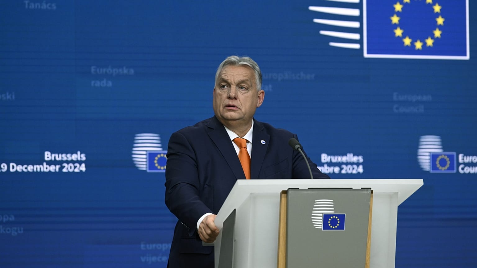 A magyar miniszterelnök a brüsszeli EU-csúcson