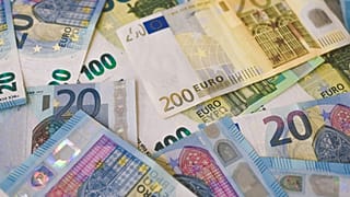 Une dispersion de billets de banque européens