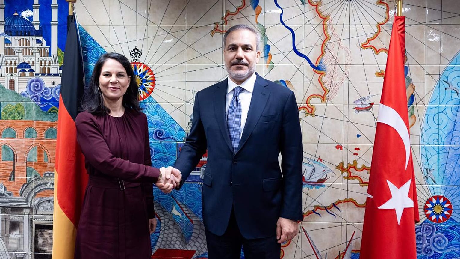 Fidan ve Alman mevkidaşı Baerbock