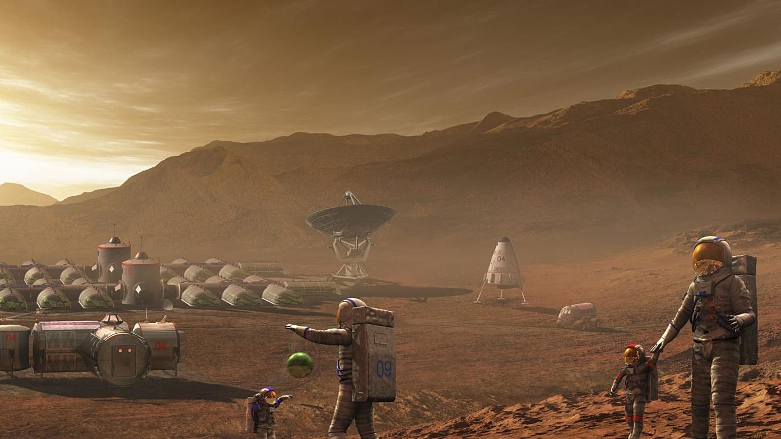 NASA gelecekte astronotların Kızıl Gezegen'de kendi kendine yeten bir yaşam alanı kurmasını istiyor