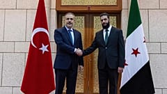 دیدار هاکان فیدان با احمد شرع
