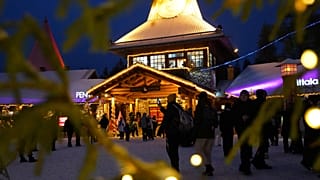 Turisták Rovaniemiben