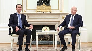 Baschar al-Assad, links, und der russische Präsident Wladimir Putin in Moskau, Russland, am Mittwoch, 24. Juli 2024.