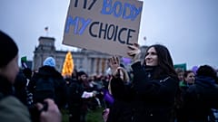 A iniciativa 'A minha voz, a minha escolha', que defende o acesso seguro ao aborto na União Europeia,