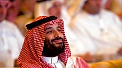 Suudi Veliaht Prens Muhammed bin Salman, Suudi Arabistan'ın Riyad kentinde düzenlenen Geleceğe Yatırım Girişimi zirvesinde, 23 Ekim 2018.