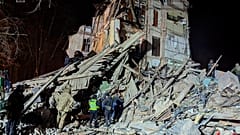 Последствия удара по жилому дому в Кривом Роге 24 декабря