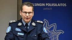 Finnish National Police Comissioner Ilkka Koskim'ki attends a press conference in Helsinki, 26 December 2024