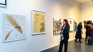 Art Land sanat çalıştayı sergisi.