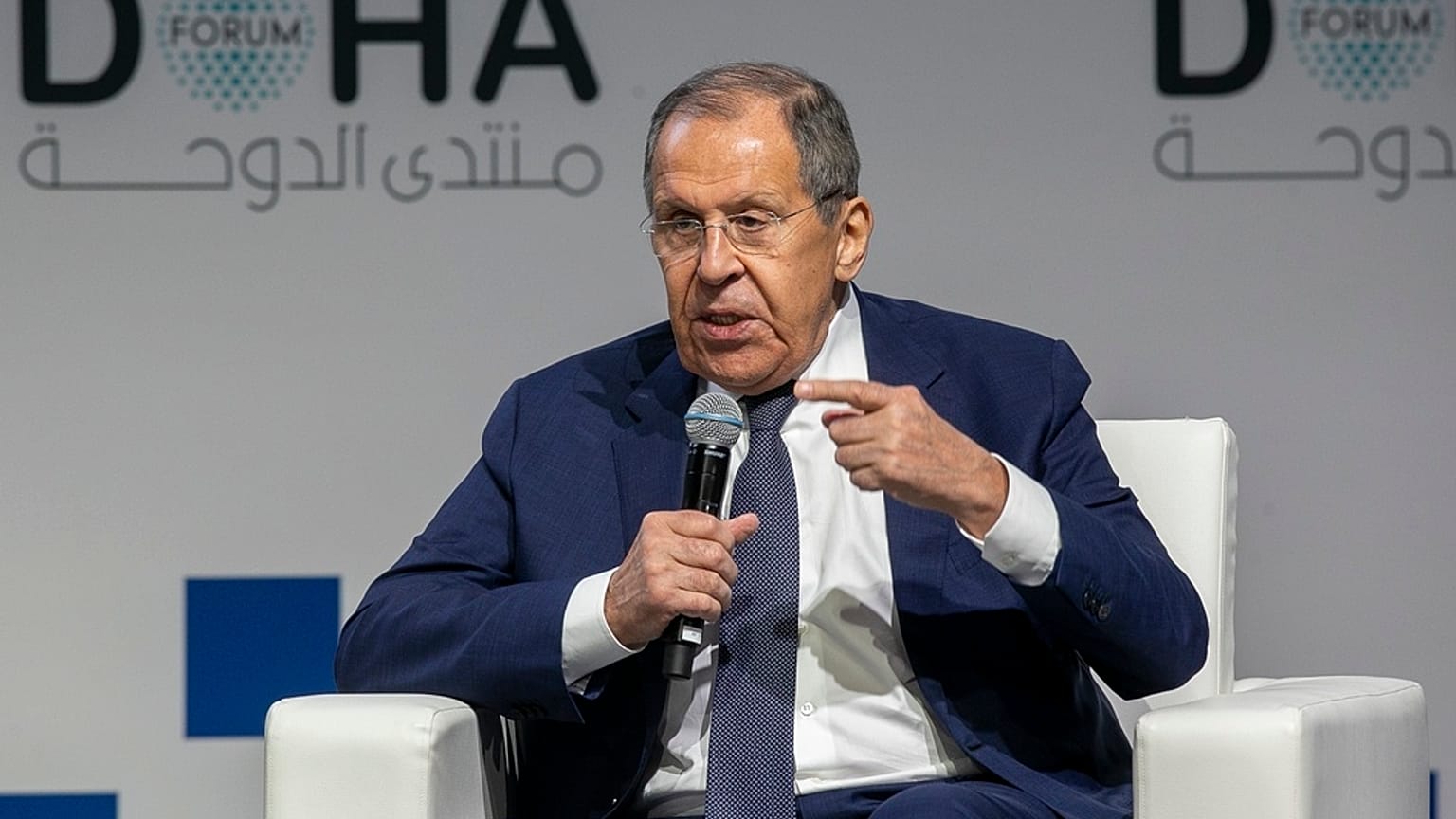 Rusya Dışişleri Bakanı Sergey Lavrov Doha Forum'da konuşuyor, 7 Aralık 2024