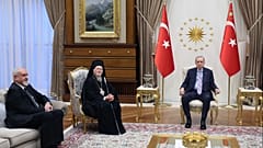 Πατριάρχης Βαρθολομαίος με Ρετζέπ Ταγίπ Ερντογάν