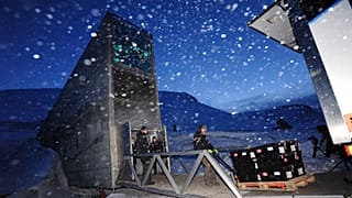 A Nemzetközi Magbunker a Spitzbergákon