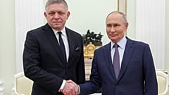 Президент России и премьер-министр Словакии на встрече в Кремле, Москва, 22 декабря 2024 г.