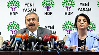 Sırrı Süreyya Önder (solda) ile Pervin Buldan