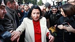 Salomé Zourabichvili à Tbilissi, Géorgie, dimanche 29 décembre 2024.