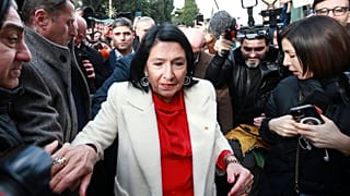 Salomé Zourabichvili à Tbilissi, Géorgie, dimanche 29 décembre 2024.