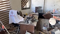 L'hôpital Wafa de la ville de Gaza a été endommagé par une frappe aérienne israélienne qui a tué sept personnes