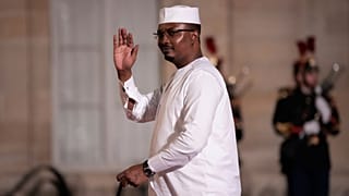 Chad's President General Mahamat Idriss Deby arrives at the 19th Francophonie Summit, at the Elysee Palace, in Paris, 4 October 2024.