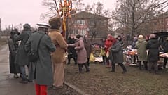 Ukraine traditioneller Festzug