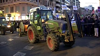 Tüntetés Valenciában két hónappal a tragikus árvíz után