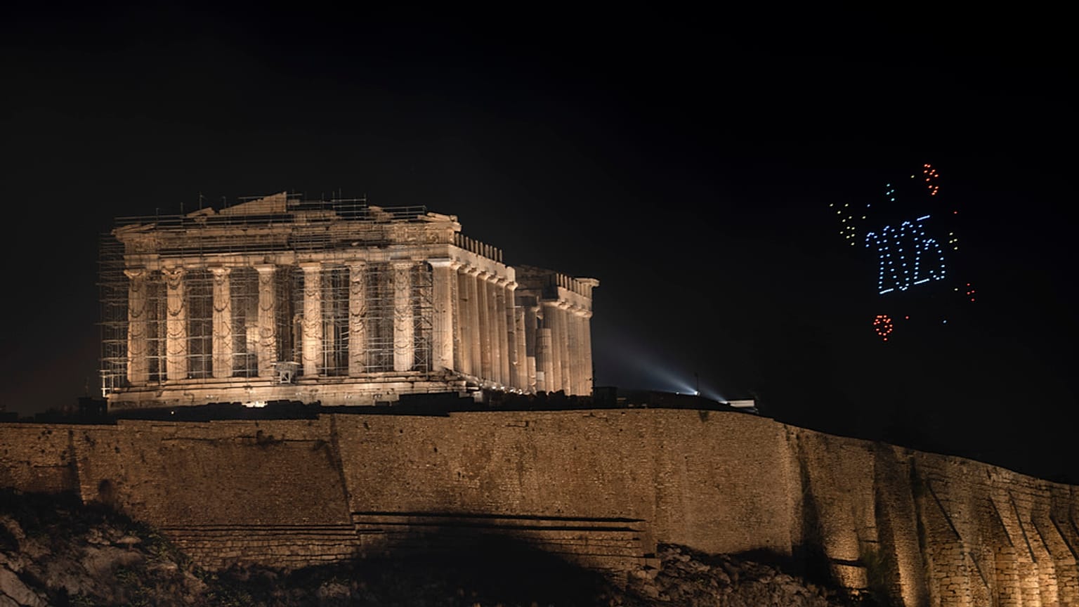 Υποδοχή του 2025 στην Αθήνα