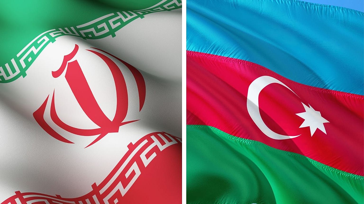 تزئینی: پرچم ایران و آذربایجان