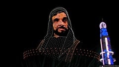 مسيرات مضيئة فوق أبو ظبي احتفاءً برأس السنة الجديدة 2025