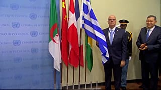 Ο Μόνιμος Αντιπρόσωπος της Ελλάδας στον ΟΗΕ, πρέσβης Ευάγγελος Σέκερης