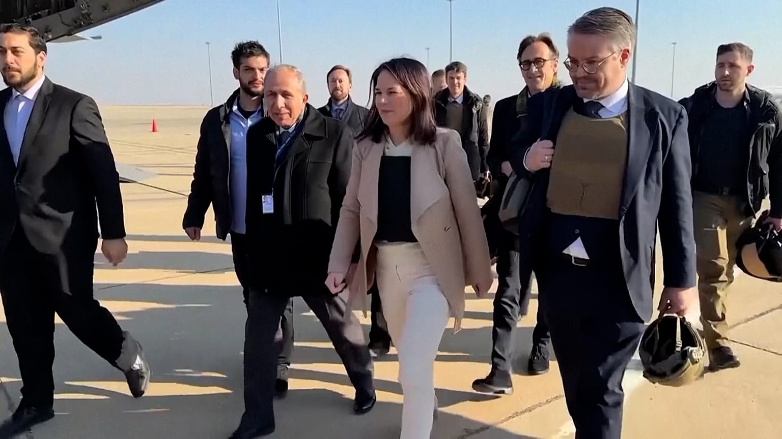 Ζαν-Νοέλ Μπαρό και Αναλένα Μπέρμποκ στη Δαμασκό