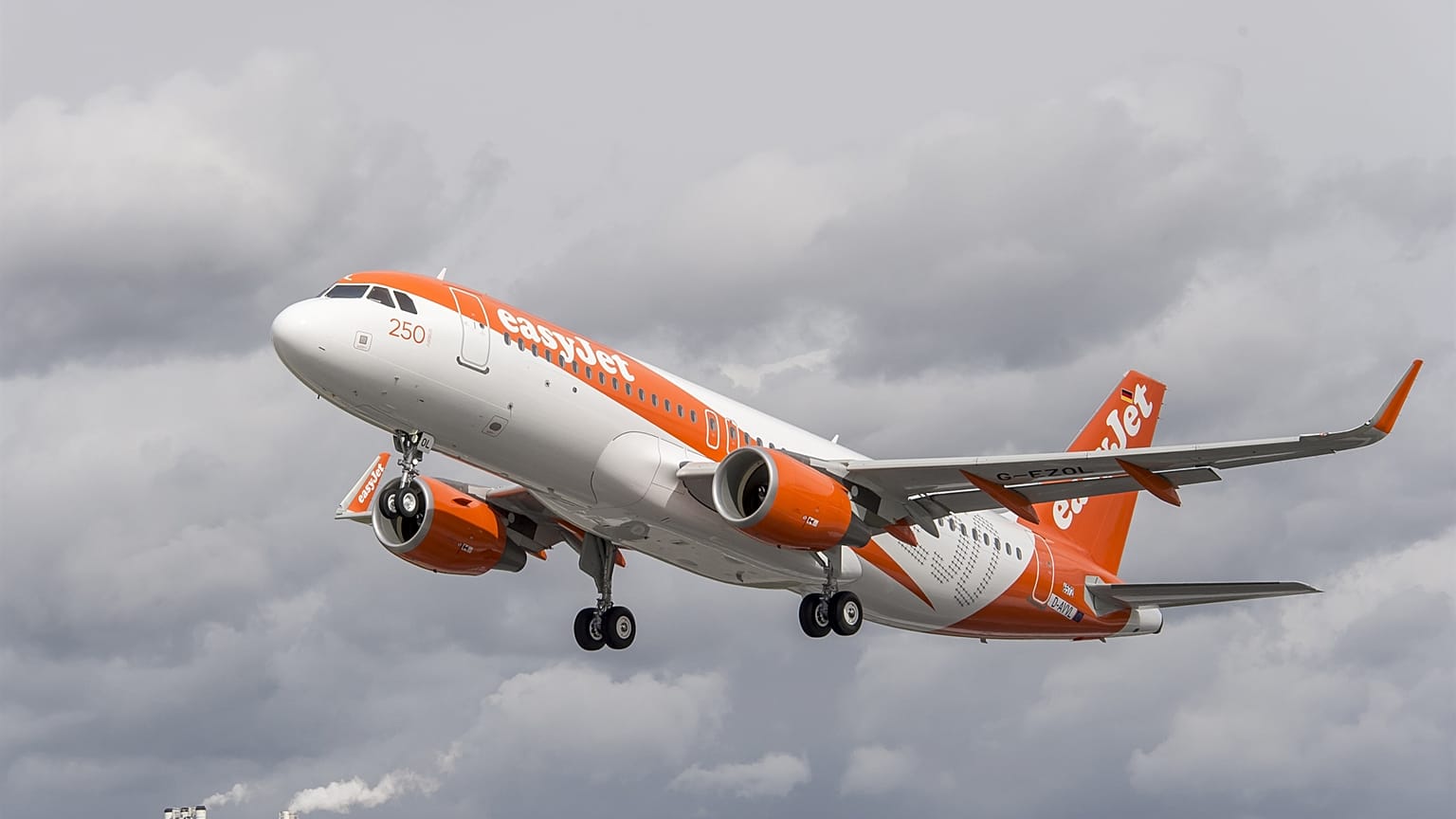 Ein EasyJet-Flugzeug