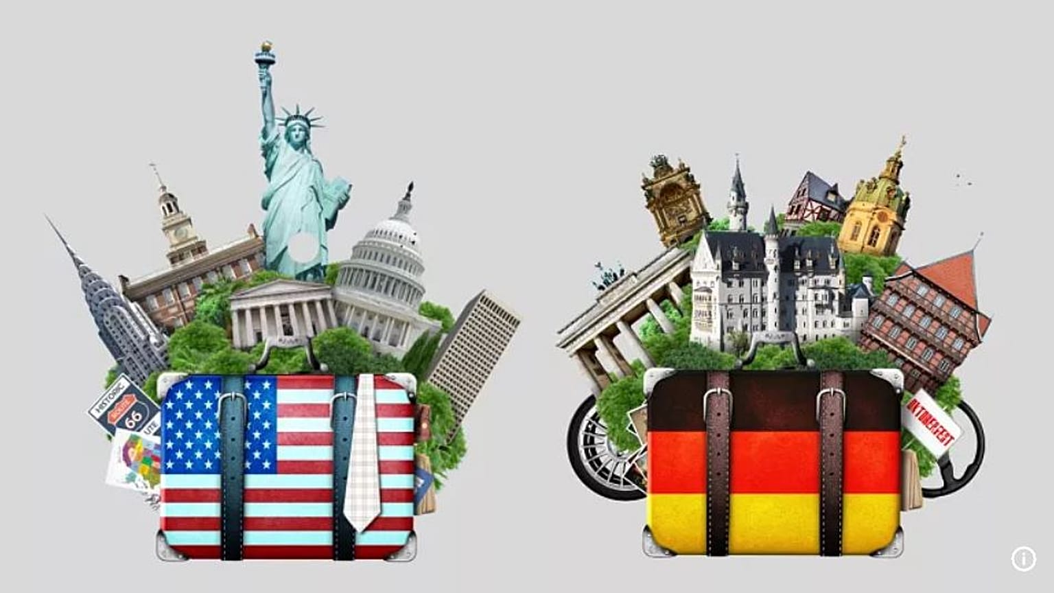 Euronews Grafik - Deutschland gegen USA