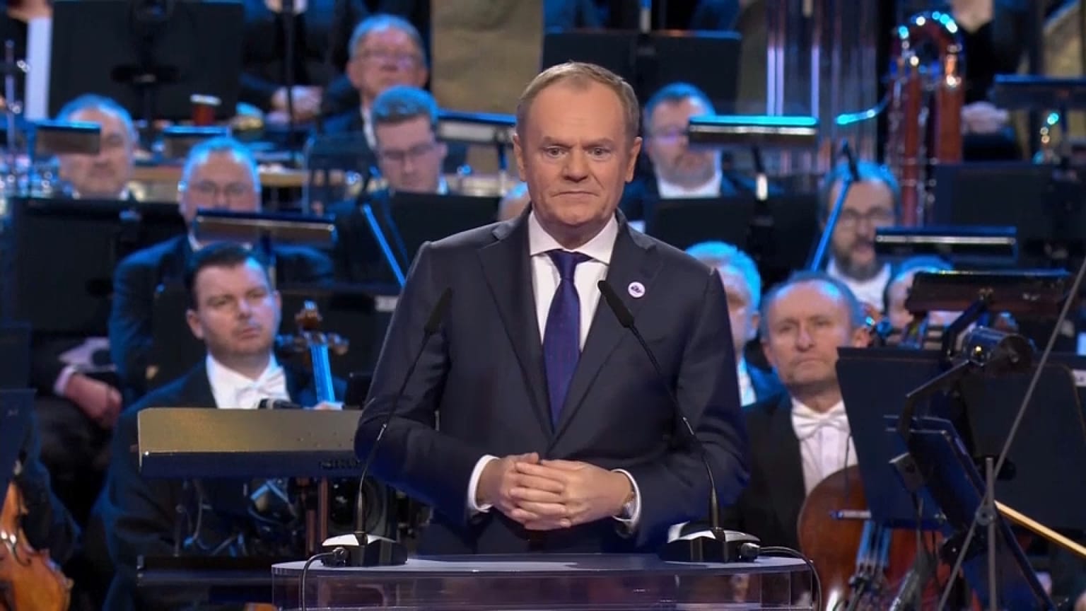 Donald Tusk à Varsovie, vendredi 3 janvier 2025.