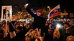 Архив: акция протеста против премьера Роберта Фицо, Братислва, ноябрь 2024 г.